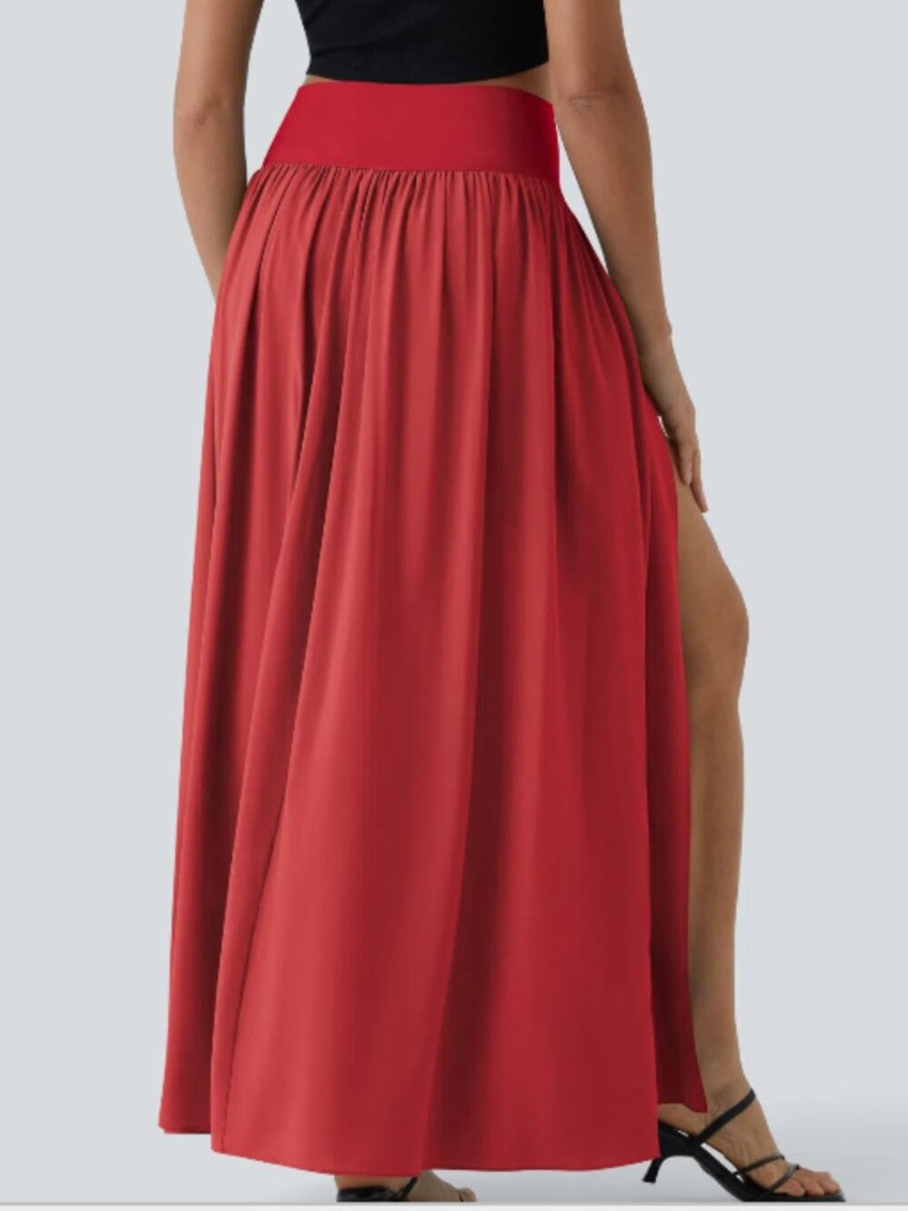 NWOT long skirt with shorts Halara